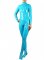 Cheap Azure PVC Front Open Unisex Catsuit