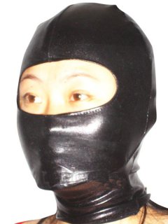 Cheap Black Shiny Metallic Open Eye Hood