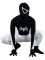 Cheap Lycra Spandex Black White Spider Man Unisex Zentai Suit