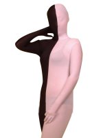 Cheap Black And Pink Lycra Spandex Zentai Suit