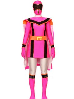 Cheap Power Rangers Spandex Lycra Super Hero Costume