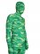 Cheap Cool Green Camouflagecolor Lycra Unisex Zentai