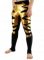 Cheap Black Lycra Spandex Wrestling Bottom with Golden Shiny Met