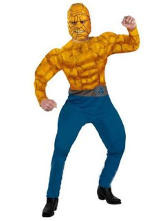 Cheap The Thing Lycra Super Hero Costume