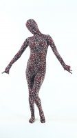 Cheap Red Leopard Lycra Zentai Suit