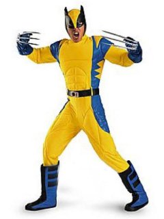 Cheap X-Men Wolverine Lycra Super Hero Costume