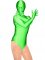 Cheap Half Length Green Lycra Spandex Unisex Catsuit