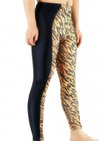 Cheap Lycra Spandex Catsuit Trousers with Pattern of Tiger Strip