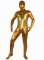 Cheap Golden Shiny Metallic Unisex Spiderman Zentai Costume