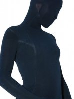 Cheap Navy Blue Velvet Unisex Zentai Suit