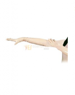 Cheap PVC Flesh Shoulder Length Gloves