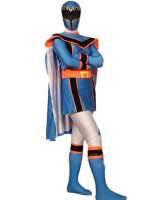 Cheap Blue Lycra Spandex Super Hero Zentai Suit