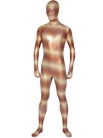 Cheap Golden Unisex Lycra Zentai Suit