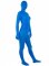 Cheap Blue Unisex Velvet Zentai Suit