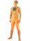 Cheap Lycra Spandex Orange Spiderman Zentai Costume with Black S