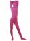 Cheap Fuchsia Red Unisex Lace Zentai Suit