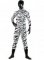 Cheap Zebra Stripe Shiny Metallic Unisex Zentai Suit