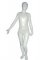 Cheap White Cream Shiny Metallic Unisex Zentai Suit