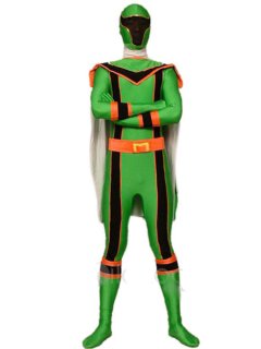 Cheap Green Lycra Spandex Super Hero Zentai Suit