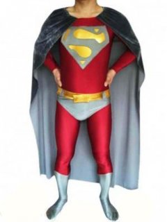 Cheap Red Spandex Super Hero Costume