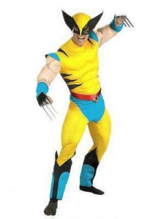 Cheap X-Men Wolverine Lycra Super Hero Costume