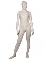 Cheap White PVC Spandex Zentai Suit