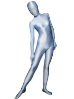 Cheap Silver Lycra Spandex Zentai Suit