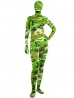 Cheap Army Camouflage Lycra Spandex Unisex Zentai Suit