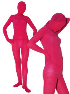 Cheap Red Plum Velvet Unisex Zentai Suit