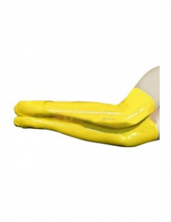 Cheap PVC Yellow Long Stockings