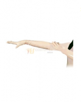 Cheap PVC Flesh Shoulder Length Gloves