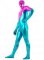 Cheap Purple & Blue Shiny Metallic Unisex Zentai Suit