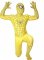 Cheap Yellow Spiderman Costume Suit Outfit Zentai with Black Str