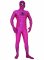 Cheap Rose Lycra Spandex Spideman Zentai Costume with Black Stri