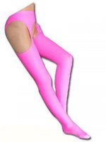 Cheap pink zentai lycra fullbody stocking