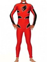 Cheap Red Black Spandex Lycra Catsuit