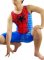 Cheap Half Length Sleeveless Lycra Spandex Spiderman Costume Sui