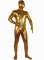 Cheap Golden Shiny Metallic Unisex Spiderman Zentai Costume