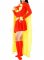 Cheap Lycra Spandex Red Super Woman with Yellow Cape