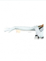 Cheap PVC White Shoulder Length Gloves