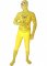 Cheap Yellow Spiderman Costume Suit Outfit Zentai with Black Str