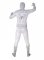 Cheap White Shiny Metallic Unisex Spiderman Costume Suit Outfit
