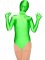 Cheap Half Length Green Lycra Spandex Unisex Catsuit