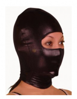 Cheap Shiny Metallic Black Mask with Eye Openings