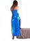Cheap Blue Shiny Metallic Sexy Dress