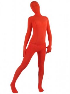 Cheap Crimson Red Velvet Unisex Zentai Suit