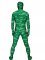 Cheap Cool Green Camouflagecolor Lycra Unisex Zentai