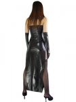 Cheap Black Shiny Metallic Sexy Dress - Click Image to Close