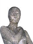 Cheap Leopard Pattern Shiny Metallic Unisex Zentai Suit B - Click Image to Close