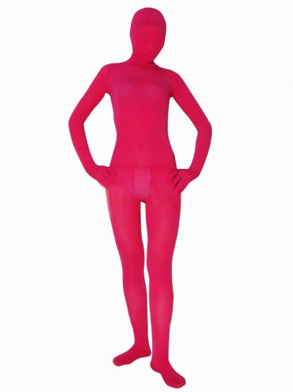 Cheap Red Plum Velvet Unisex Zentai Suit - Click Image to Close